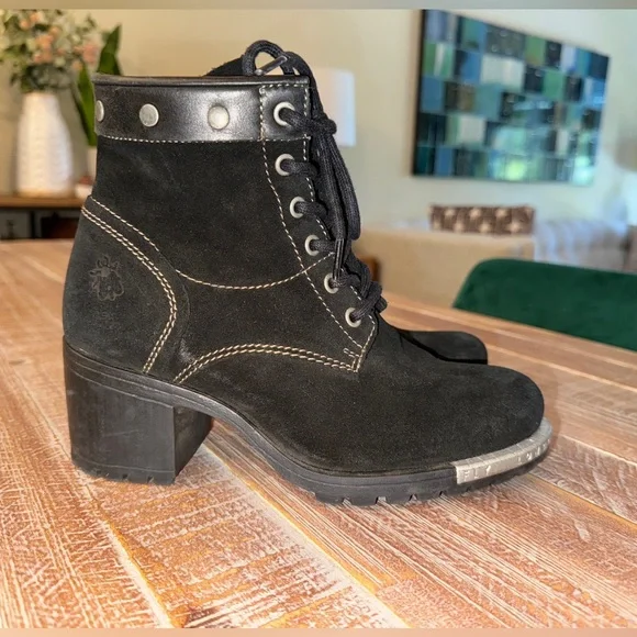 Fly London Leather Boots - Picture 14 of 16